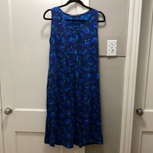 Gudrun Sjoden L blue organic cotton dress.